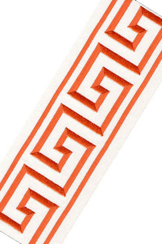 Home Fabrics/Liaz Tape 4" - Ivory Orange-HF