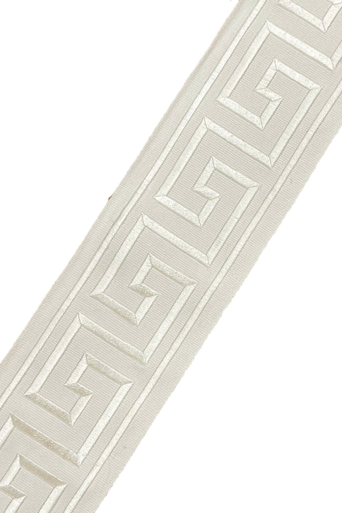 Home Fabrics/Liaz Tape 4" - Ivory White-HF