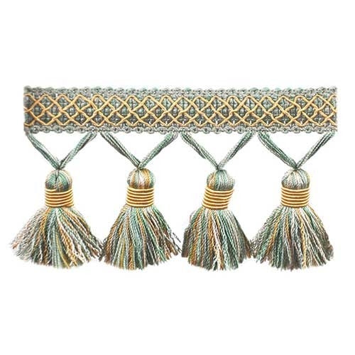 Adore Tassel Fringe Antique Green Gold for Draperies – Affordable Home  Fabrics